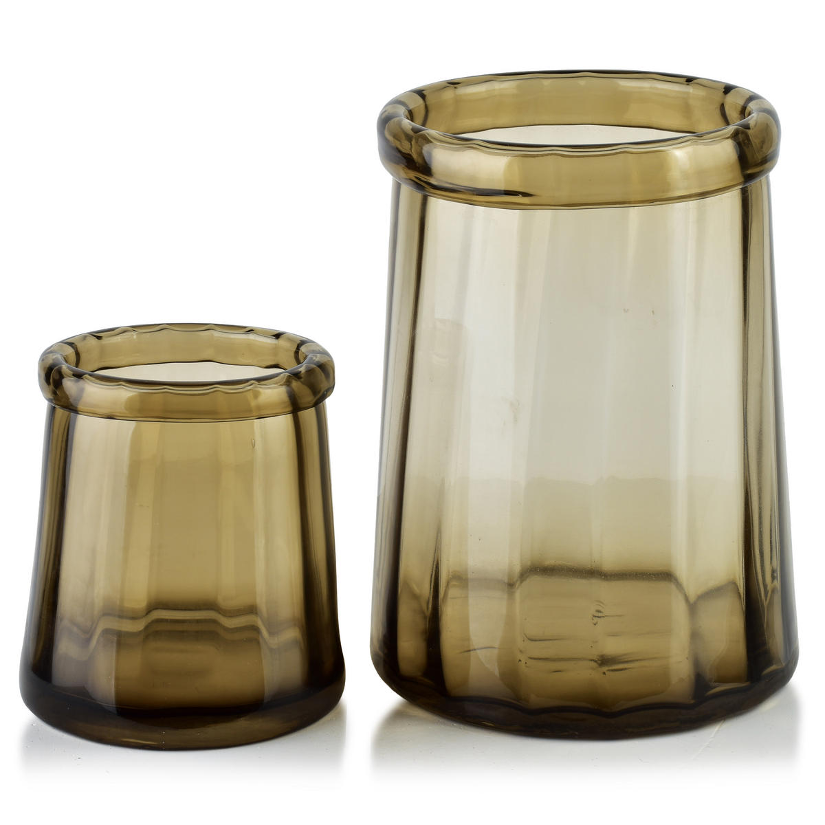 VÁZA Serenite, sklo - průhledná, sklo (28cm) - Mondex