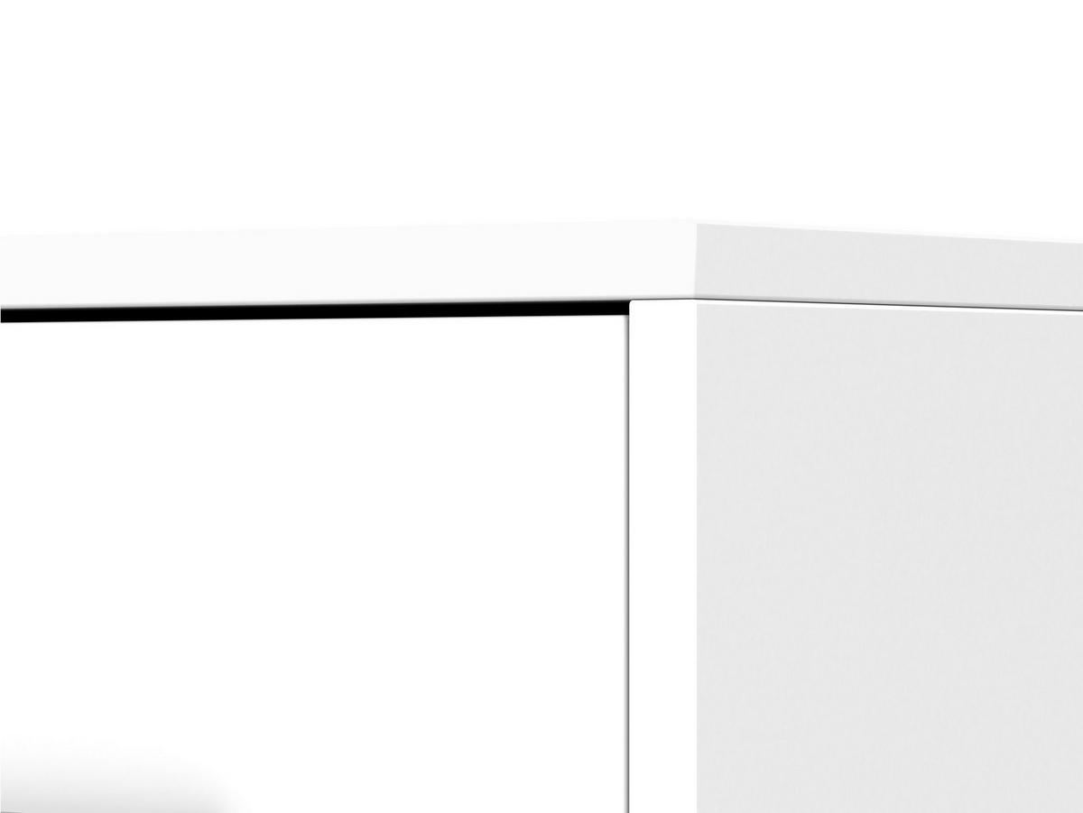 KOMMODE - Highboard IRYS 01 2D4S Weiß - Weiß, Holzwerkstoff (135/95/45cm) - Möblo