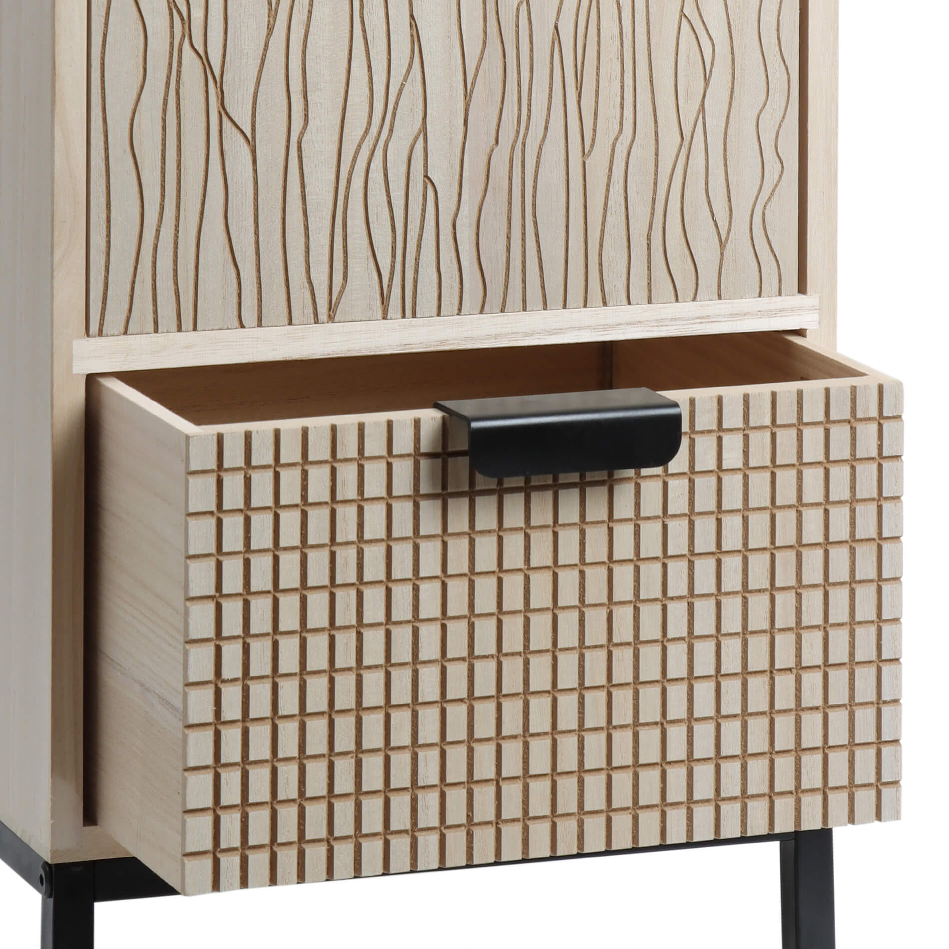 NACHTTISCH Braun 25/30/59 cm - Braun, Holzwerkstoff (25/59/30cm) - Mobili Rebecca