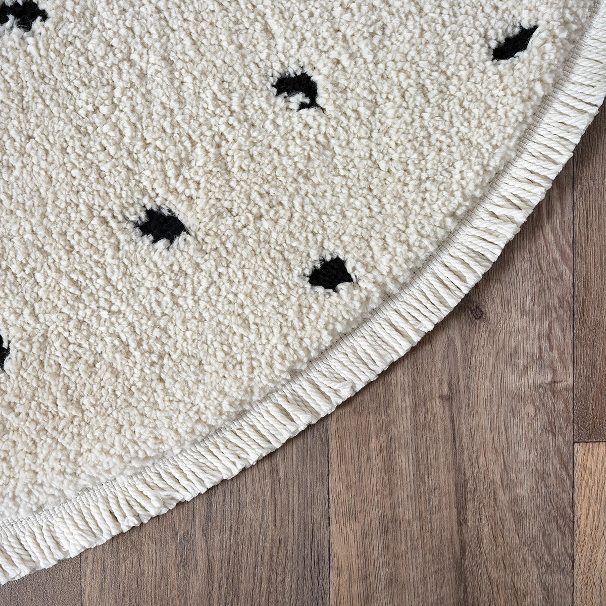 HOCHFLORTEPPICH Abstrakt ATRIO Polypropylen Creme 160 x 230 cm - Beige, Textil (160/230cm) - KADIMA DESIGN