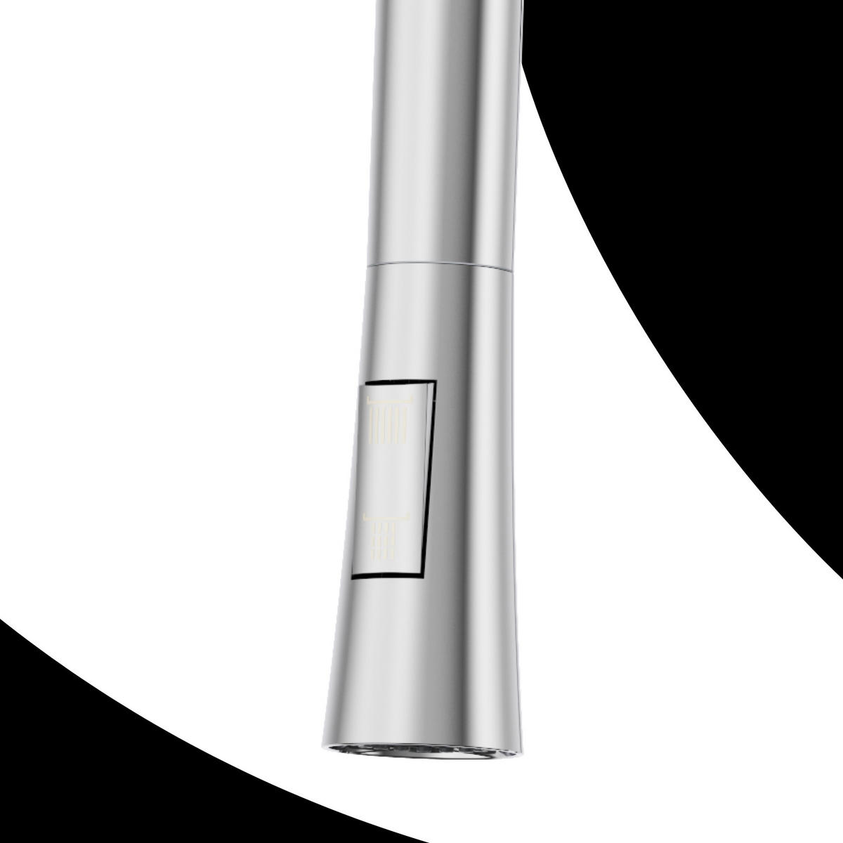 KÜCHENARMATUR Vector Chrom mit Ausziehbrause 2 Funktionen 46 cm - Chromfarben, Metall (27/46/27cm) - Granitan