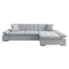 ECKSOFA Malwi, Seite: Rechts - Platinfarben, Holz/Textil (278/161cm) - MIRJAN24