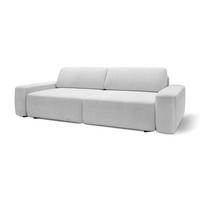 SOFA Bamby Morgentau - Hellgrau, Textil (257/82/105cm) - Pillovely