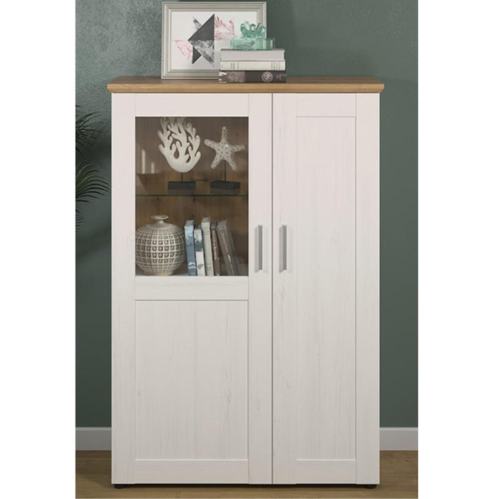 VITRINE Shade Pinienfarben - Pinienfarben, Holzwerkstoff (95/140/38cm) - Trendteam