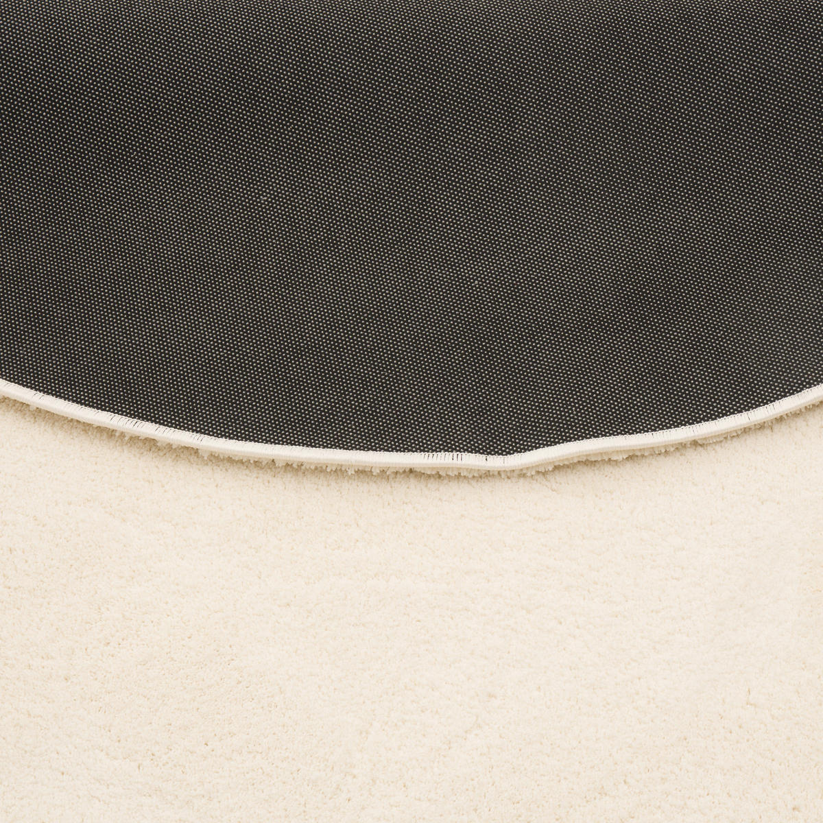 SUPER SOFT KINDER HOCHFLOR TEPPICH SILKY KIDS RUND - Creme, Textil (200/200cm) - Pergamon