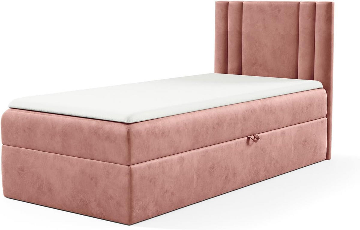 KINDERBETT CARDI - Pink, Holzwerkstoff (94/208cm) - Meblini