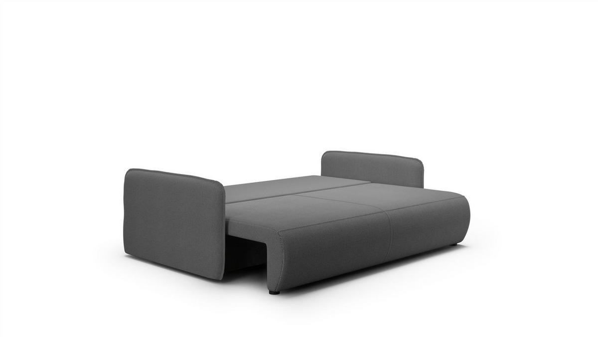 SCHLAFSOFA Calgary - Dunkelgrau, Holzwerkstoff/Textil (216/86/105cm) - Fun Möbel