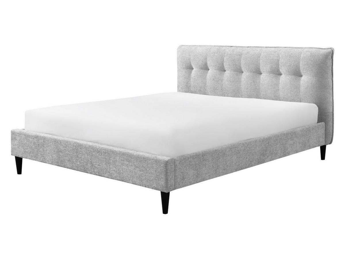 POLSTRBETT Abril 914Y - Schwarz/Grau, Holzwerkstoff/Kunststoff (160/200cm) - MIRJAN24