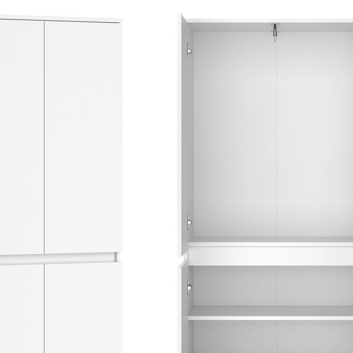 ŠATNÍ SKŘÍŇ Claus Bílá - bílá, kompozitní dřevo (74/191.5/40cm) - Vicco