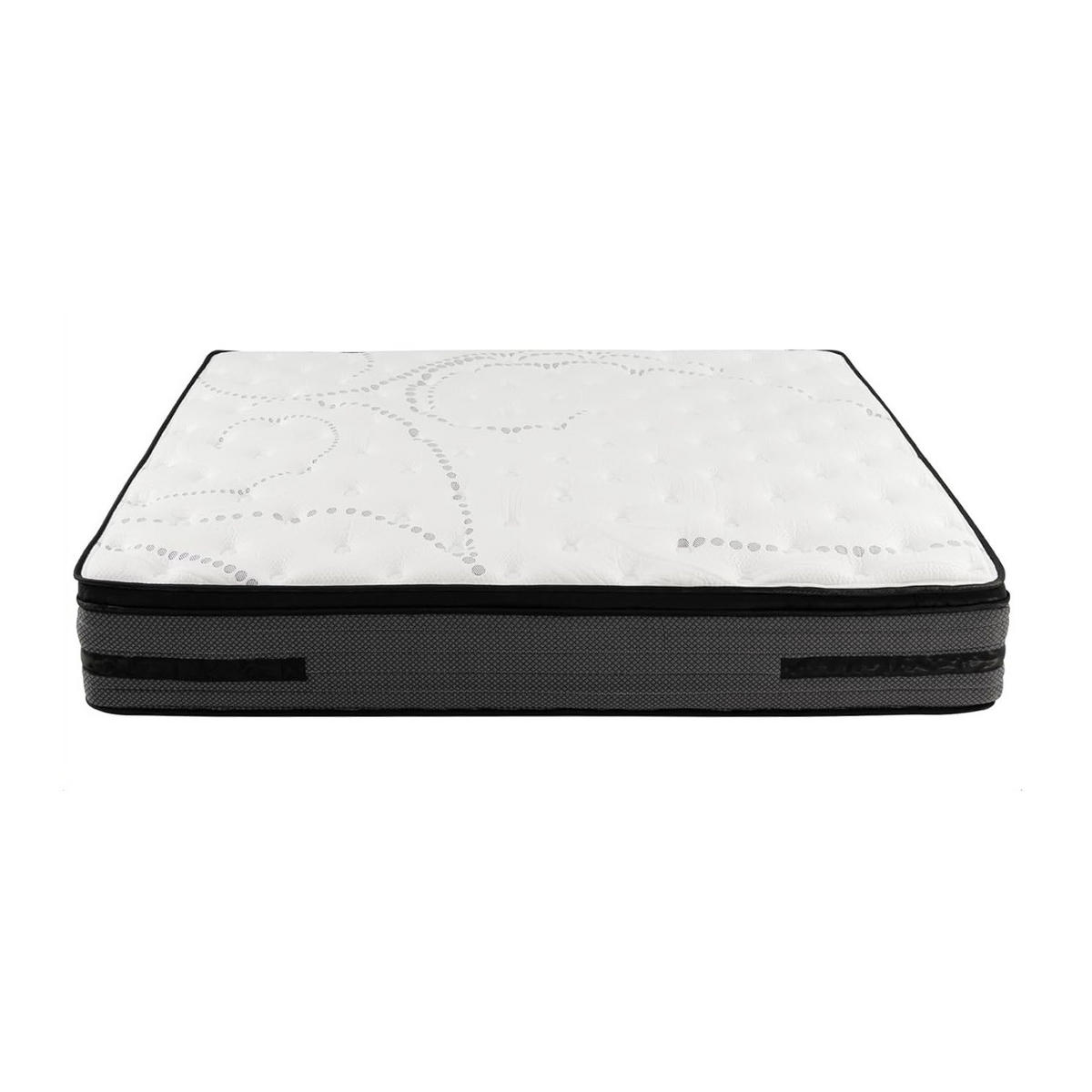MATRATZE atmungsaktiv gel memory Weiß - Weiß, Textil - COSTWAY