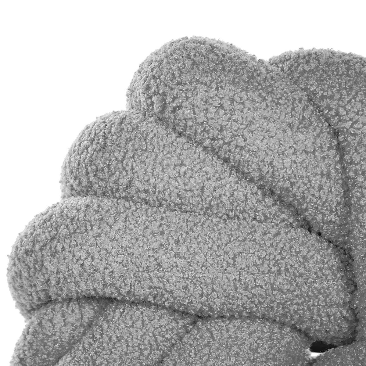 DEKOKISSEN 2er-Set Grau 31/31 cm Akola - Grau, Textil (31/31cm) - Beliani