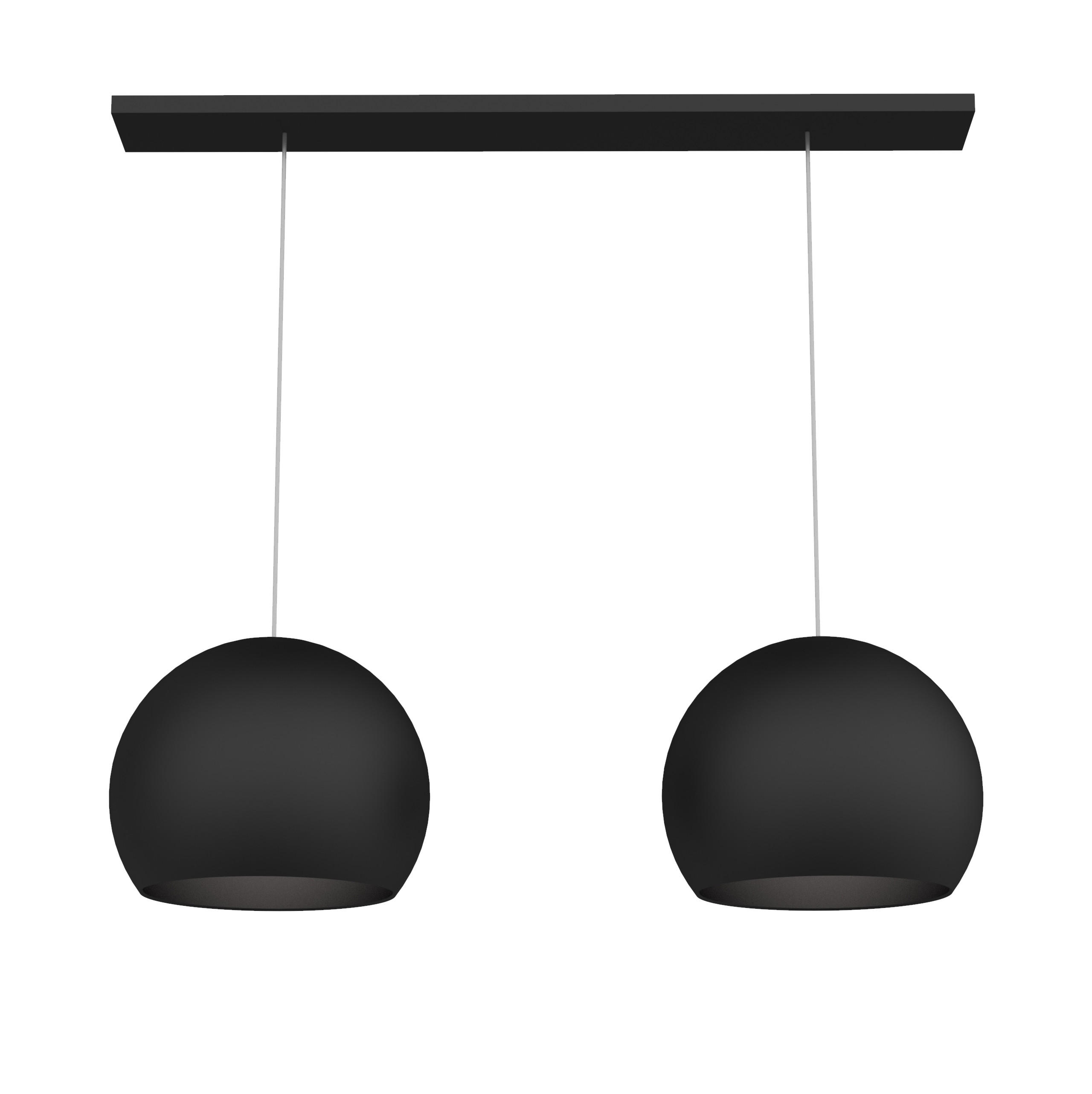 HÄNGELEUCHTE - Schwarz, Metall (20/70/20cm) - Lumicom