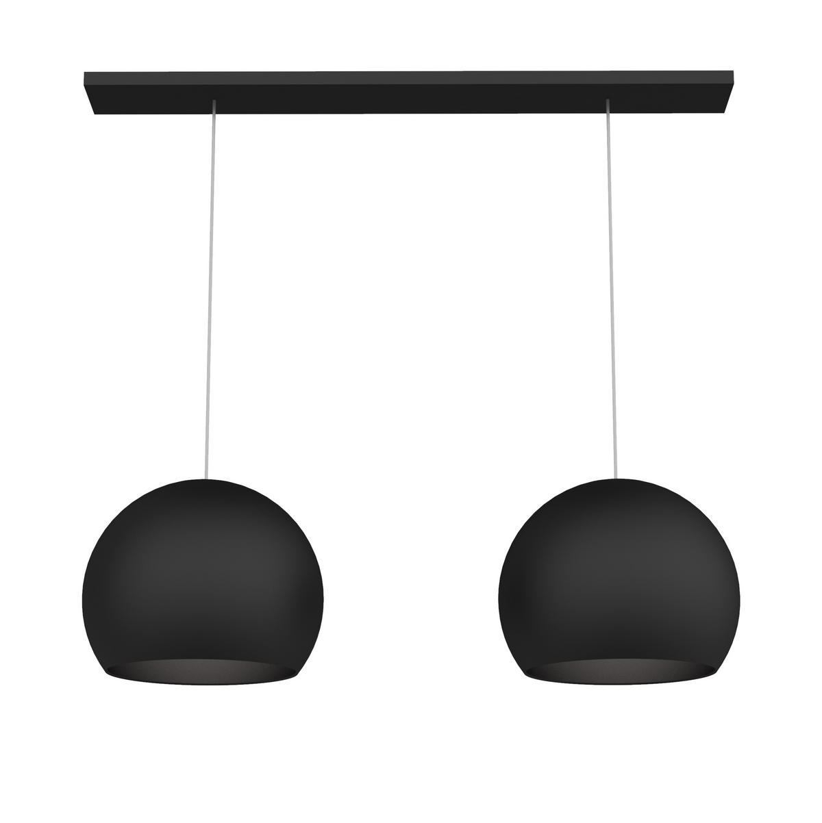 HÄNGELEUCHTE - Schwarz, Metall (20/70/20cm) - Lumicom