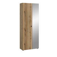 GARDEROBENSCHRANK STATION (B/H/T: ca. 70/192/37 cm) in Evoke Oak Nachbildung/Evoke Oak Nachbildung - Eichefarben, Holzwerkstoff (70/192/37cm)