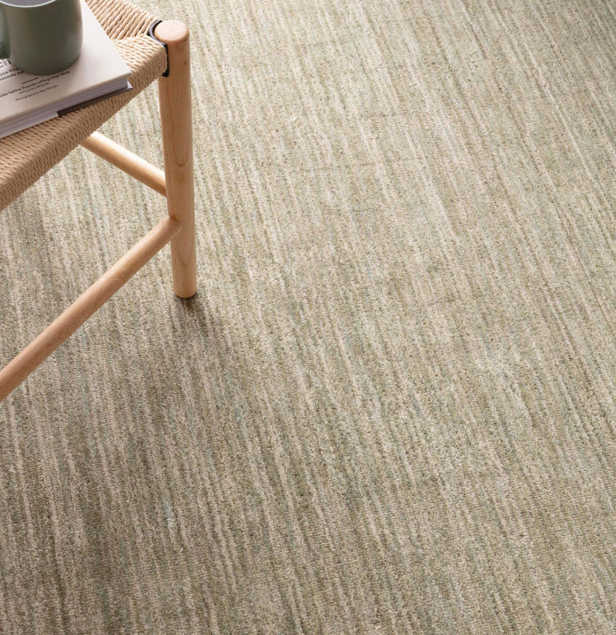 TEPPICH modern Wohn-/Schlafzimmer MURKY Grün 120x170 cm - Grün, Naturmaterialien (120/170cm) - Novatrend