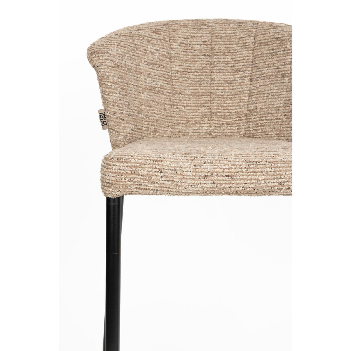 BARHOCKER Georgia Rückenlehne 73 cm Braun - 2 er Set - Braun, Holz (53.5/101/56cm) - Dutchbone