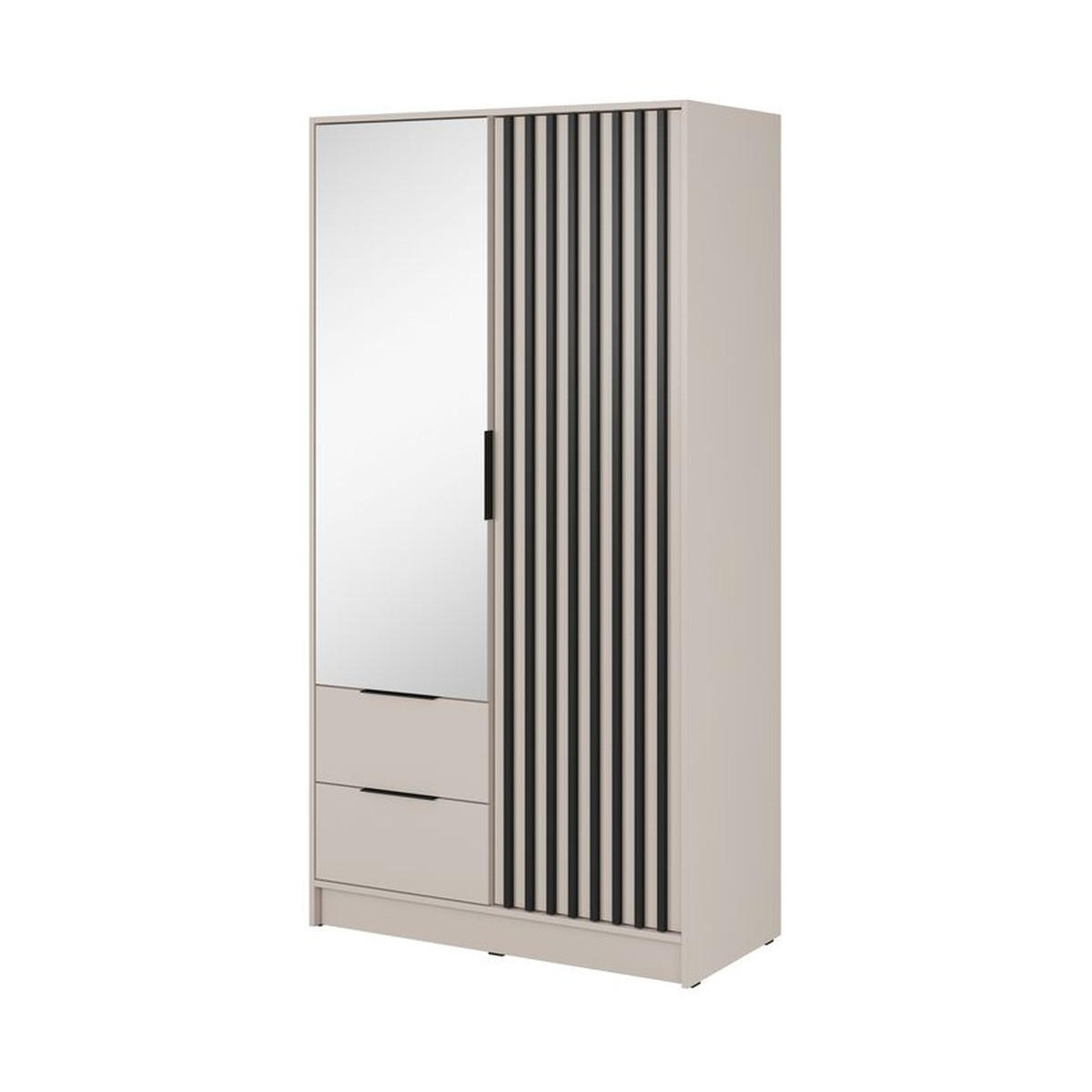 KLEIDERSCHRANK – 105 cm – Nelly – Kaschmir - Kaschmir, Holzwerkstoff (105/200/51cm) - hi-markt