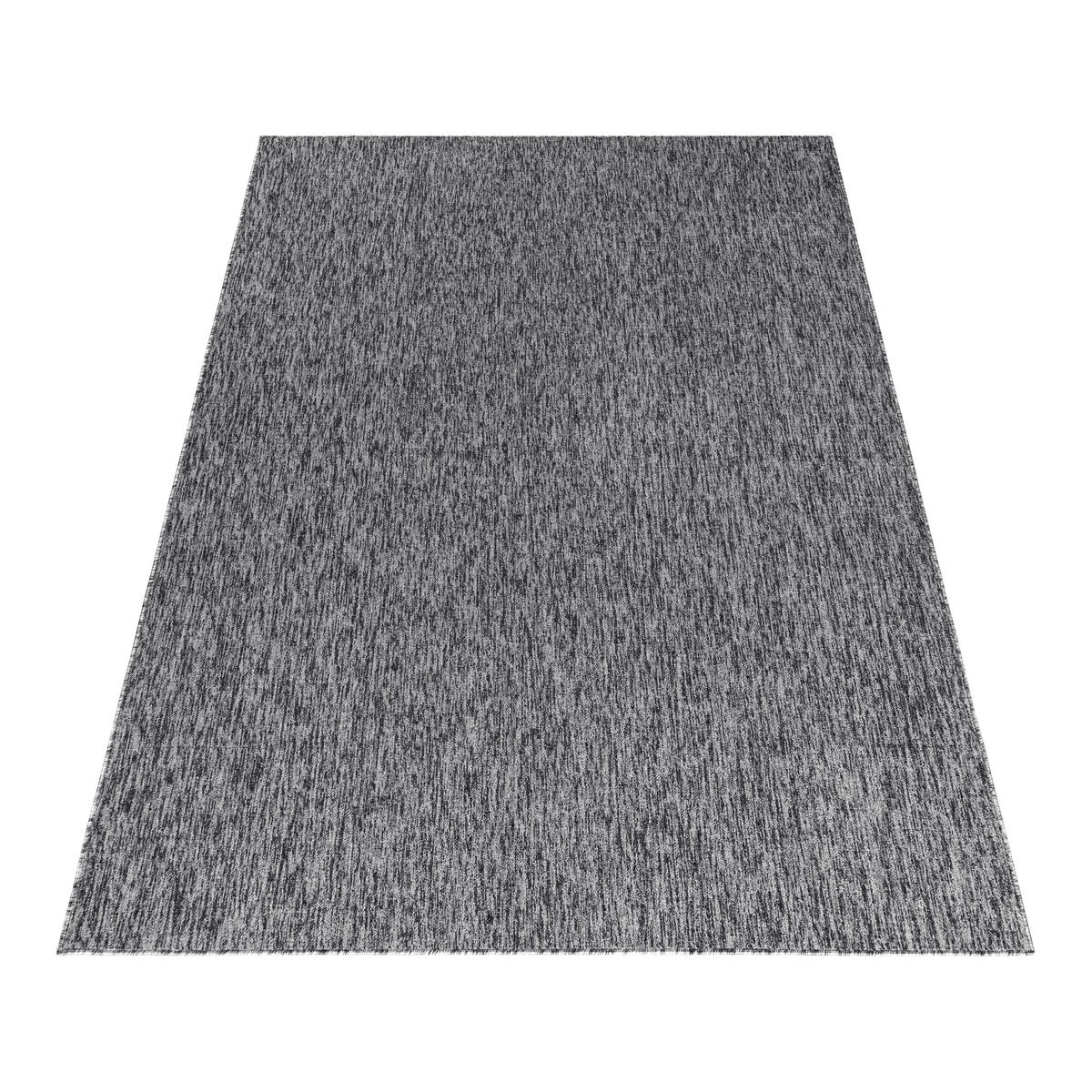 TEPPICH Kurzflor Unifarben Polypropylen saugroboter Wohnzimmer Grau Rechteckig 200x290 - Grau, Textil (200/290cm) - KADIMA DESIGN