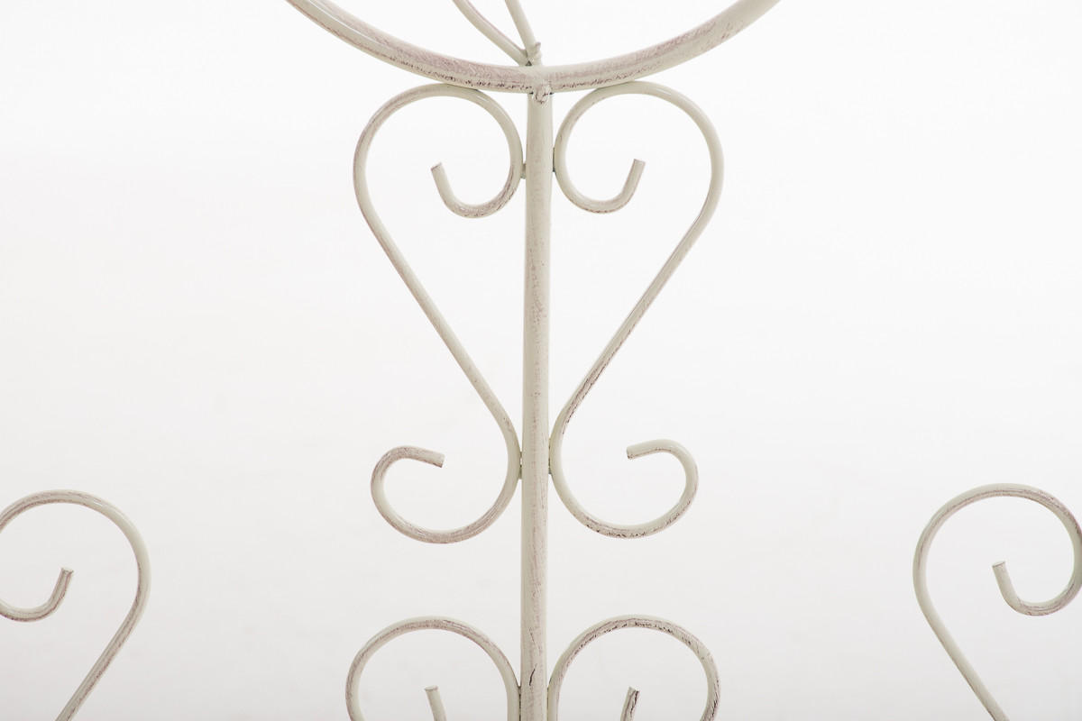 RANKGITTER Falk 35x1x122cm Metall Antik-Creme Rankhilfe - Creme, Metall (35/122/1cm) - DELUKE