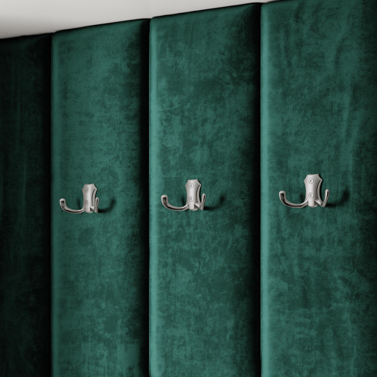 GARDEROBENSCHRANK REMA 180/240/60 cm Modern Garderobe-Set Weiß - Weiß/Grün, Holzwerkstoff (180/240/60cm) - MASSENO