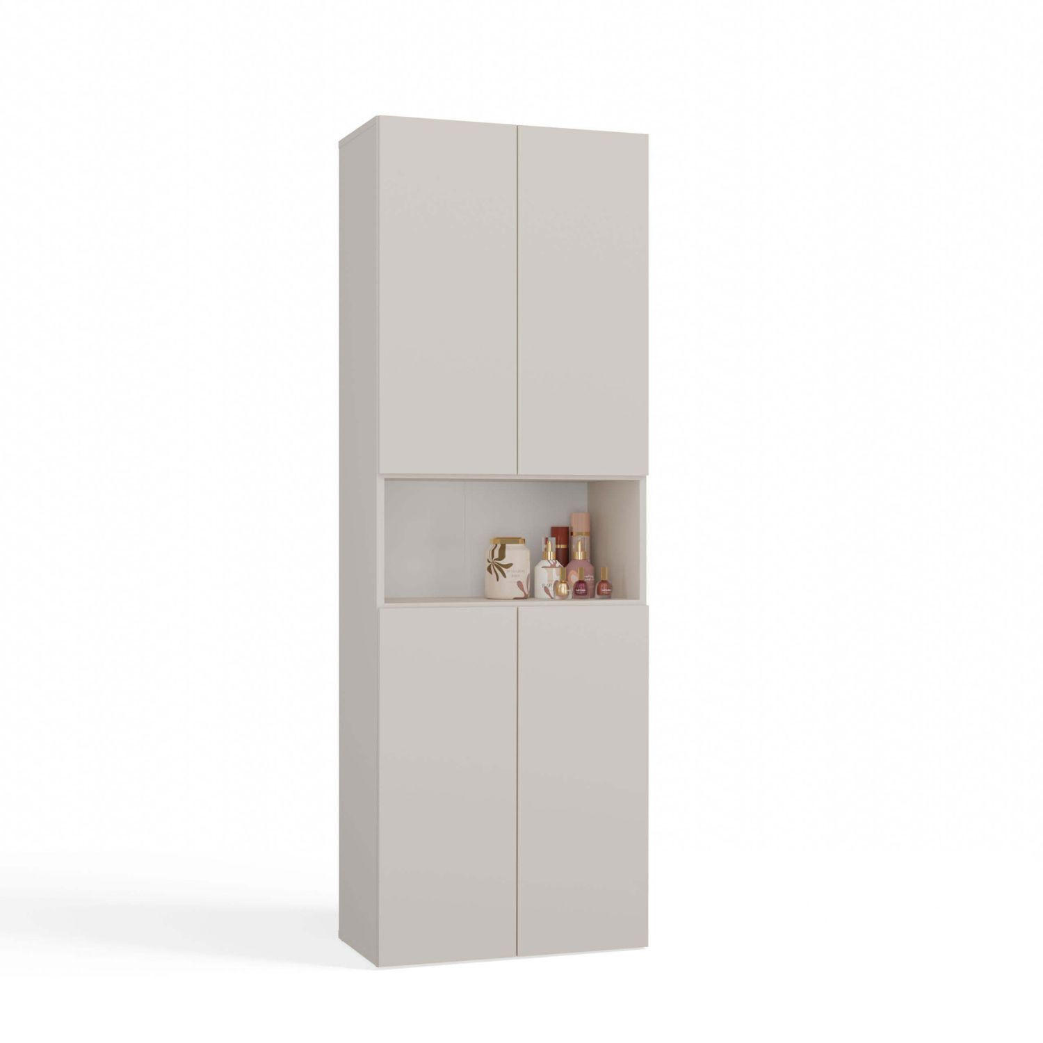 kommodly Hochschrank Beige 60x174x30 cm