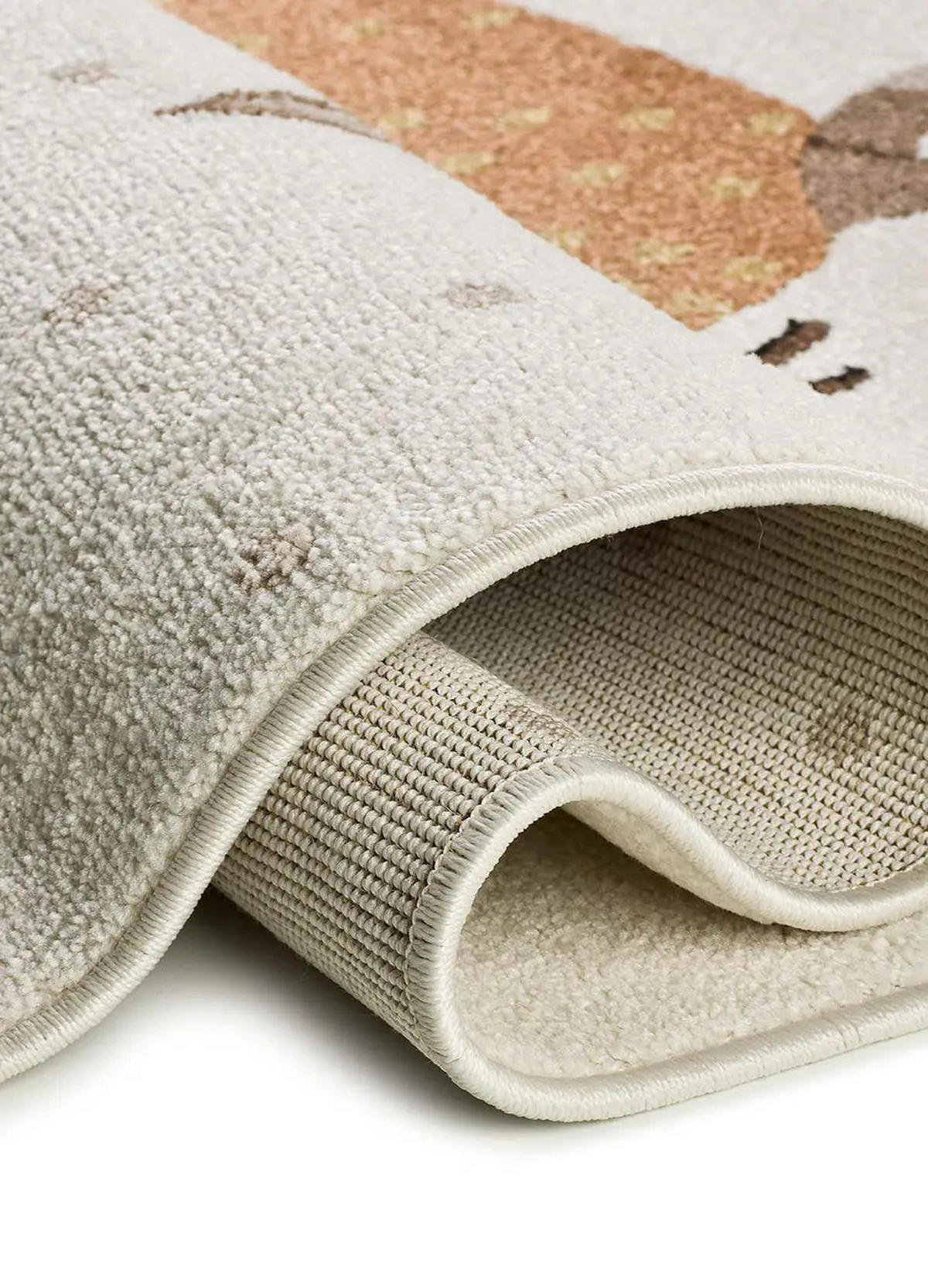 KINDERTEPPICH Weiß Beats 120/170 cm - Multicolor/Weiß, Naturmaterialien/Textil (120/170cm) - Atticgo