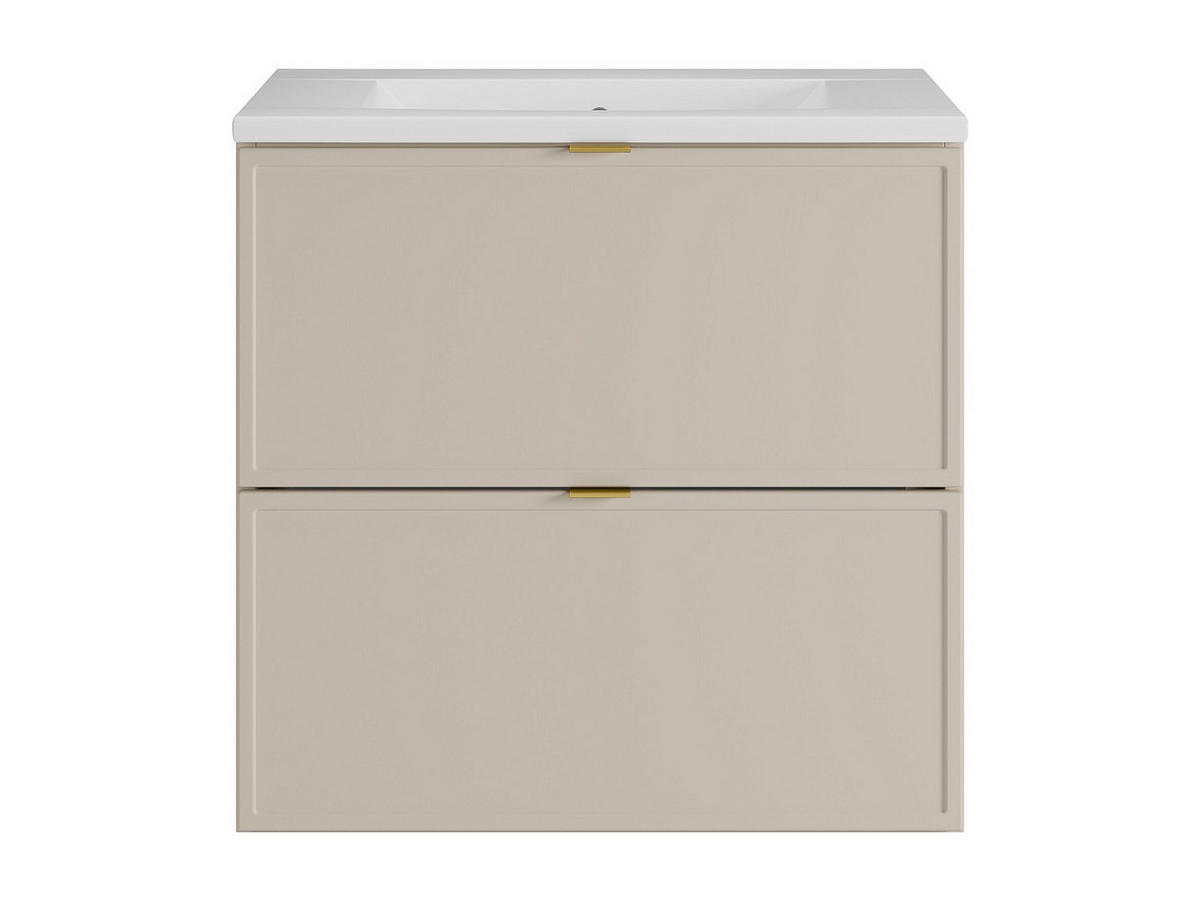 EINZELWASCHTISCH - 60 cmcm x 45 cmcm - Holz, Platte - Beige - ONDIL - Beige, Holz (60/60/45cm) - Vente-Unique