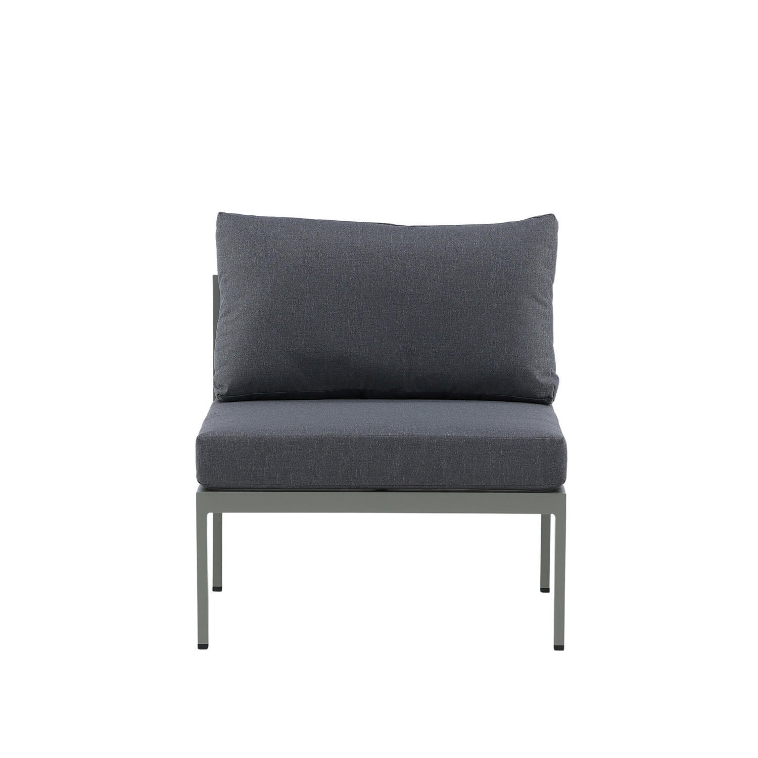 LOUNGESESSEL - Grün, Metall (70/65/74cm) - home24