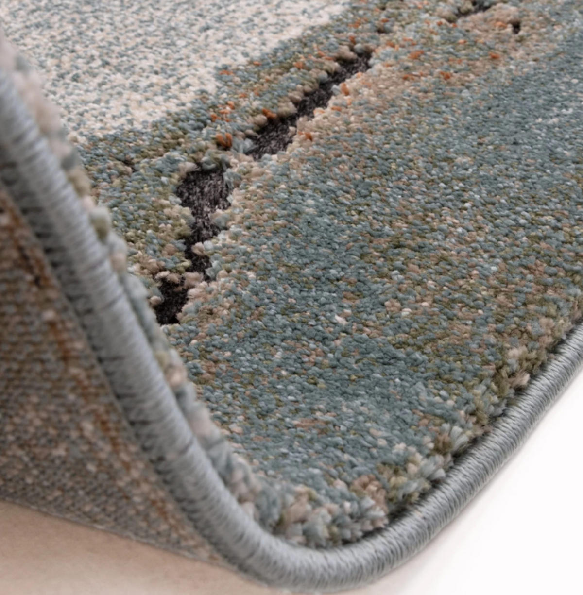 TEPPICH Flachgewebe HAVEN Blau 120 x 170 cm - Blau, Textil (120/170cm) - Novatrend