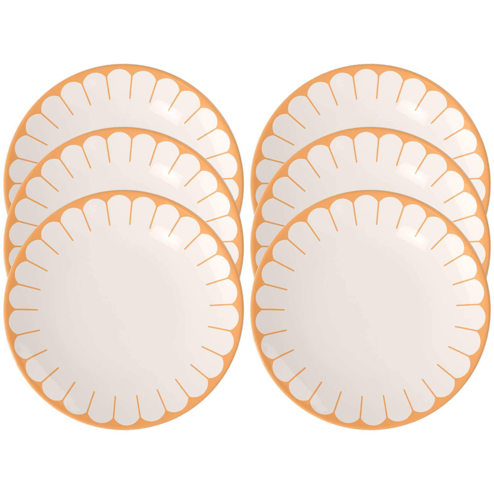SPEISETELLER Fleur Couleur Soleil ø 26,6 cm 6er Set - Gelb, Keramik (26.6cm) - Villeroy & Boch