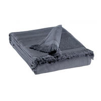 HAMMAM-TUCH Cancun umbra 90 x 180 cm - Grau, Textil (90/180cm) - Vivaraise