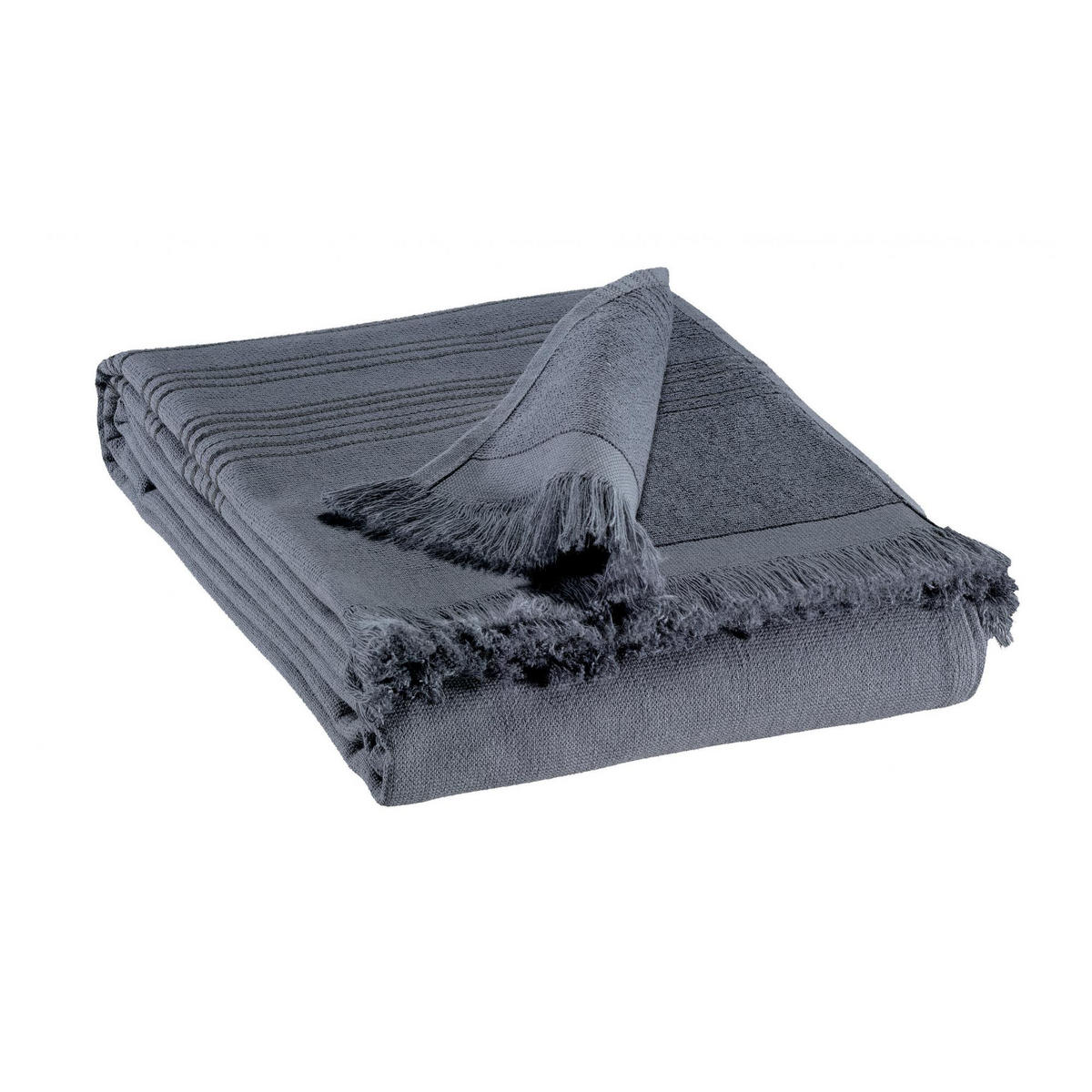 HAMMAM-TUCH Cancun umbra 90 x 180 cm - Grau, Textil (90/180cm) - Vivaraise