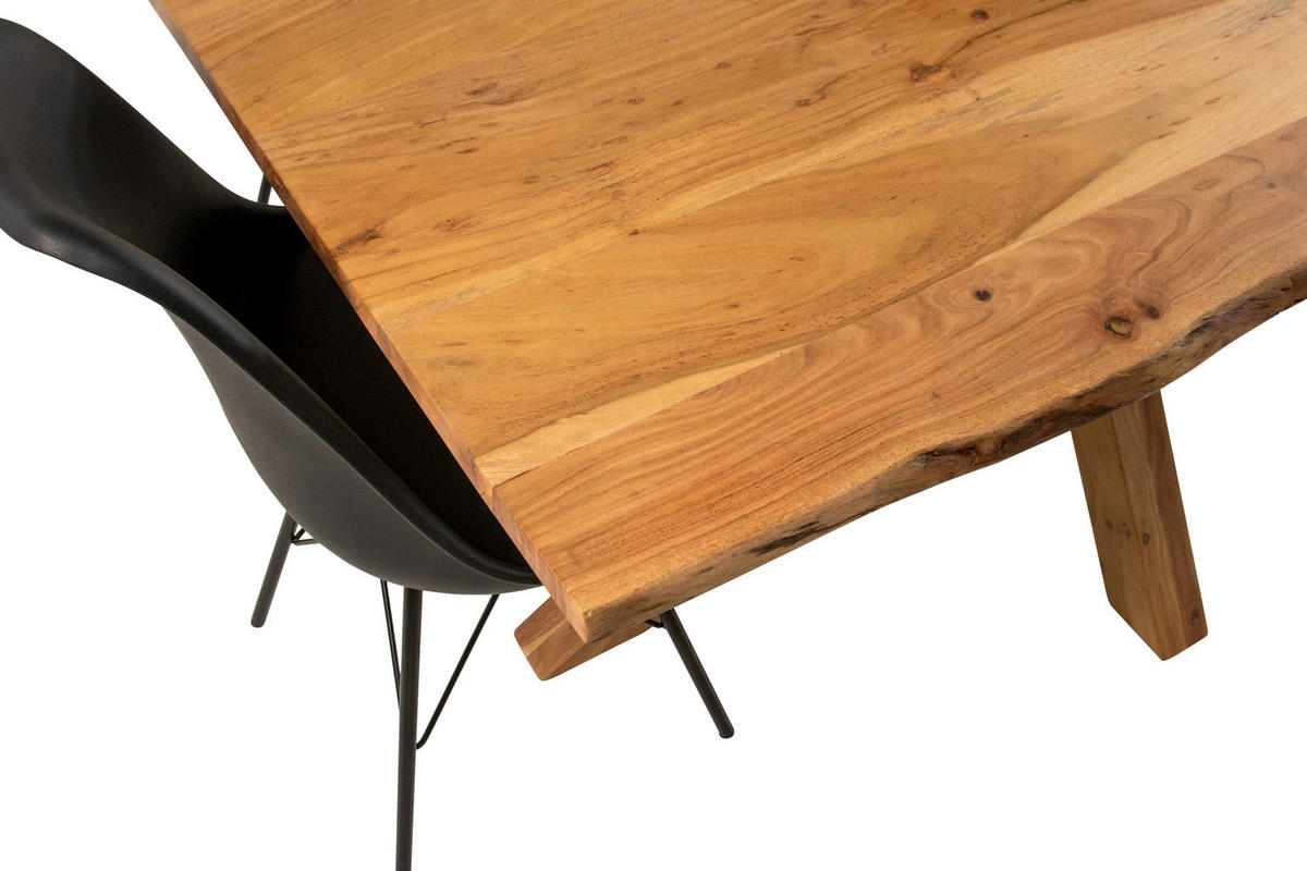 ESSTISCH PRAG - Beige/Naturfarben, Holz (100/200/77cm) - SAM