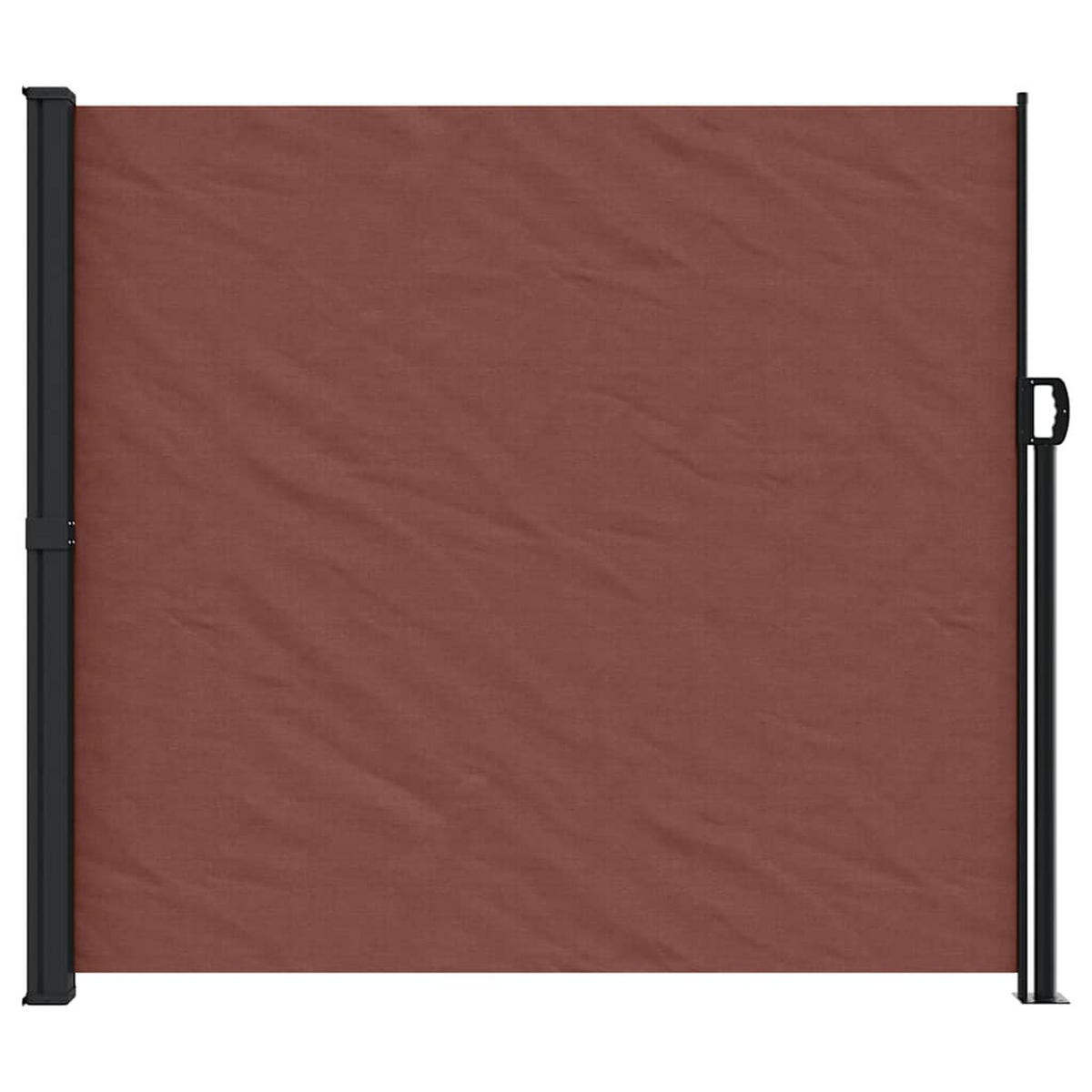 SEITENMARKISE Ausziehbar Braun 180/300 Cm - Braun, Textil (180/300cm) - vidaXL