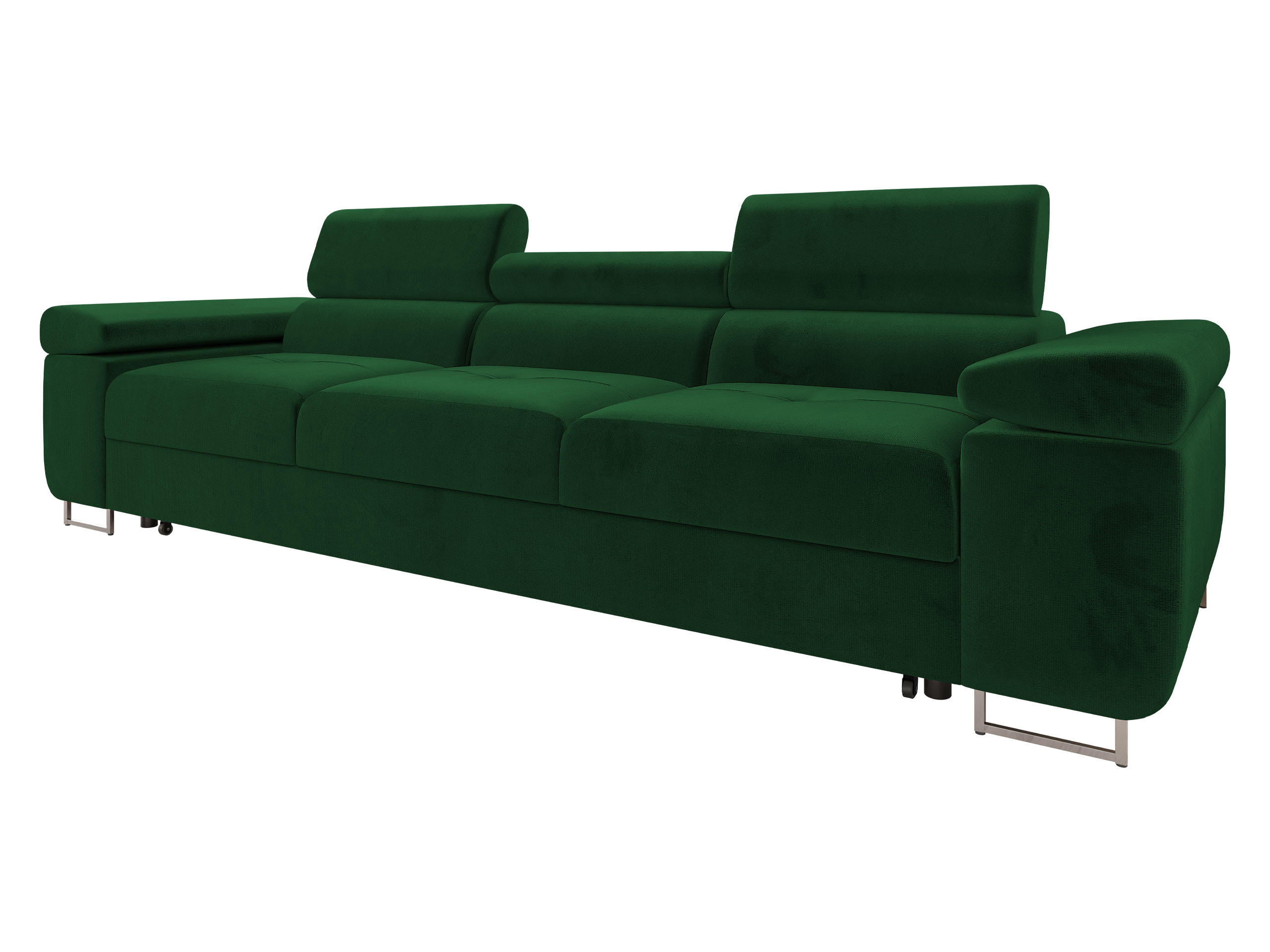 SCHLAFSOFA Torezio 3 Bis - Grün, Holz/Textil (263/90/102cm) - MIRJAN24
