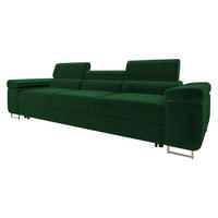 SCHLAFSOFA Torezio 3 Bis - Grün, Holz/Textil (263/90/102cm) - MIRJAN24