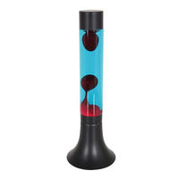 TISCHLEUCHTE Volcan Metall Schwarz - Schwarz, Glas (14/14/37cm)