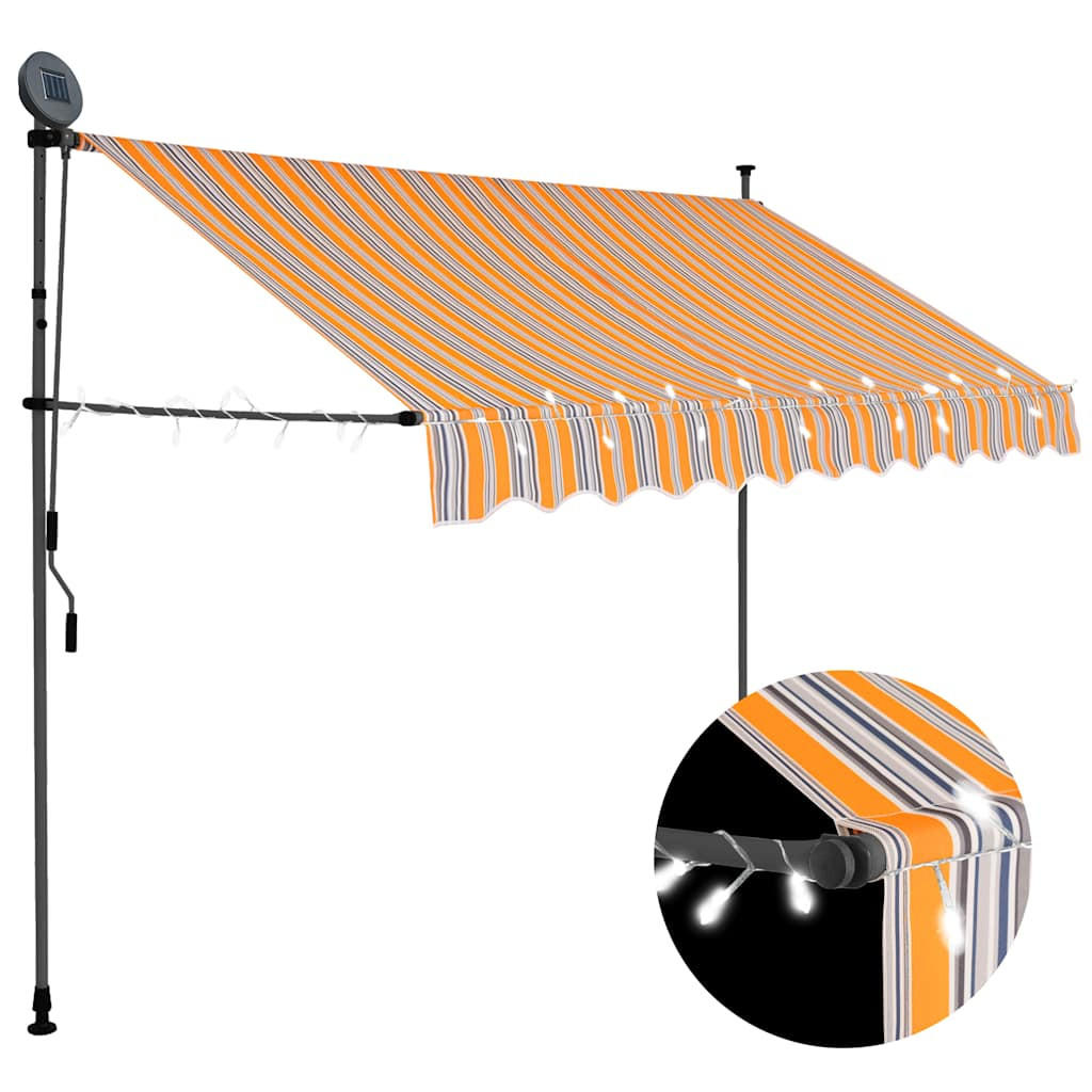 vidaXL Einziehbare Gelb 300x120 cm