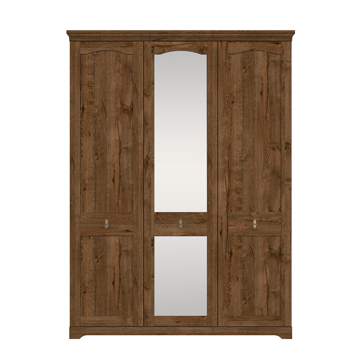 SKŘÍŇ 3DVEŘOVÁ Noé Tmavé dřevo - hnědá, kompozitní dřevo (153/208/59cm) - Petits-meubles