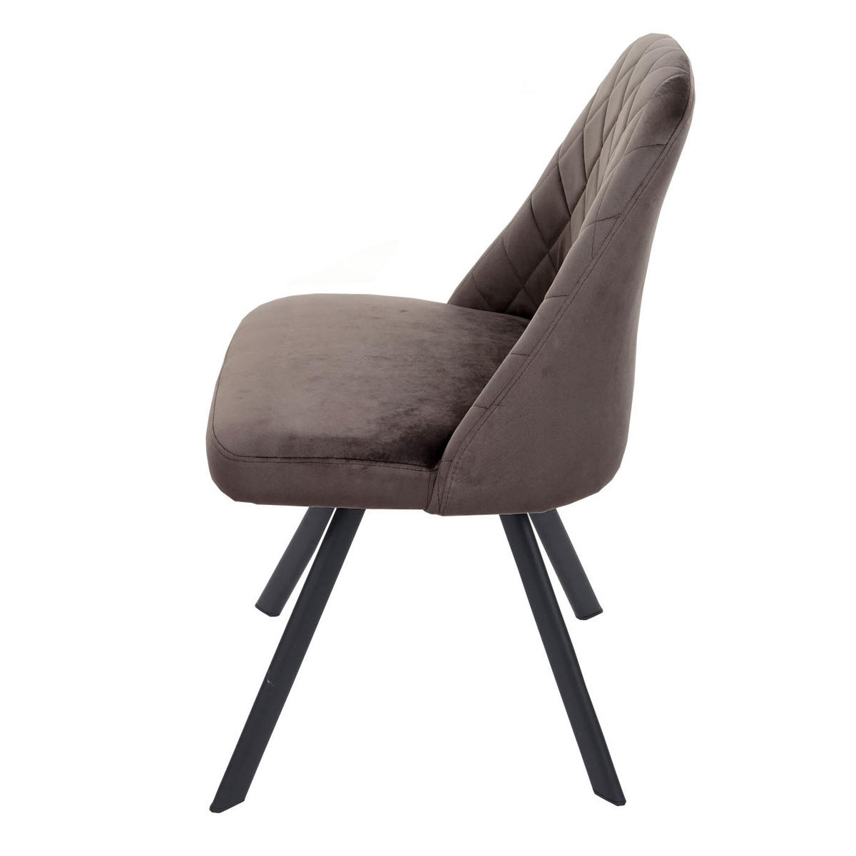 ESSZIMMERSTUHL Dunkelbraun - Dunkelbraun, Textil (48/84/51cm) - Jamb