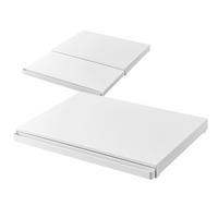 ARBEITSPLATTEN-AUSZIEHTABLETT Tower weiß 45/4/37 cm - Weiß, Metall (45/4/37cm) - Yamazaki