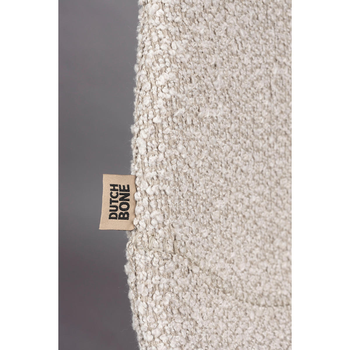 ESSZIMMERSTUHL Franky Bouclé Beige - 2 er Set - Beige, Kunststoff (46/83/56cm) - Dutchbone