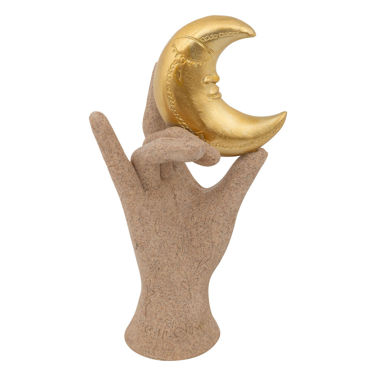 DEKOFIGUR Hand Samina 21 cm - Beige, Kunststoff (7.5/21/11.5cm) - Atmosphera Createur d´interieur