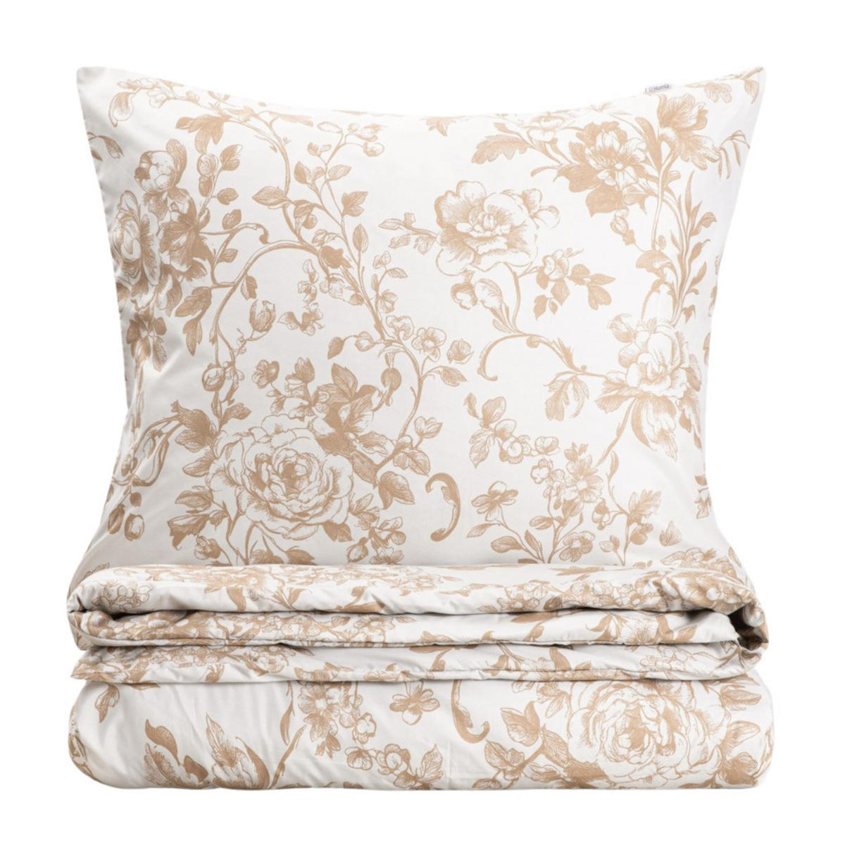 BETTWÄSCHE Elena Mikrofaser 140/200 cm - Beige, Textil (140/200cm) - Homla