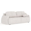 SCHLAFSOFA Loca Beige Webstoff - Beige/Schwarz, Holz/Holzwerkstoff (248/92/103cm) - Maison de Reve