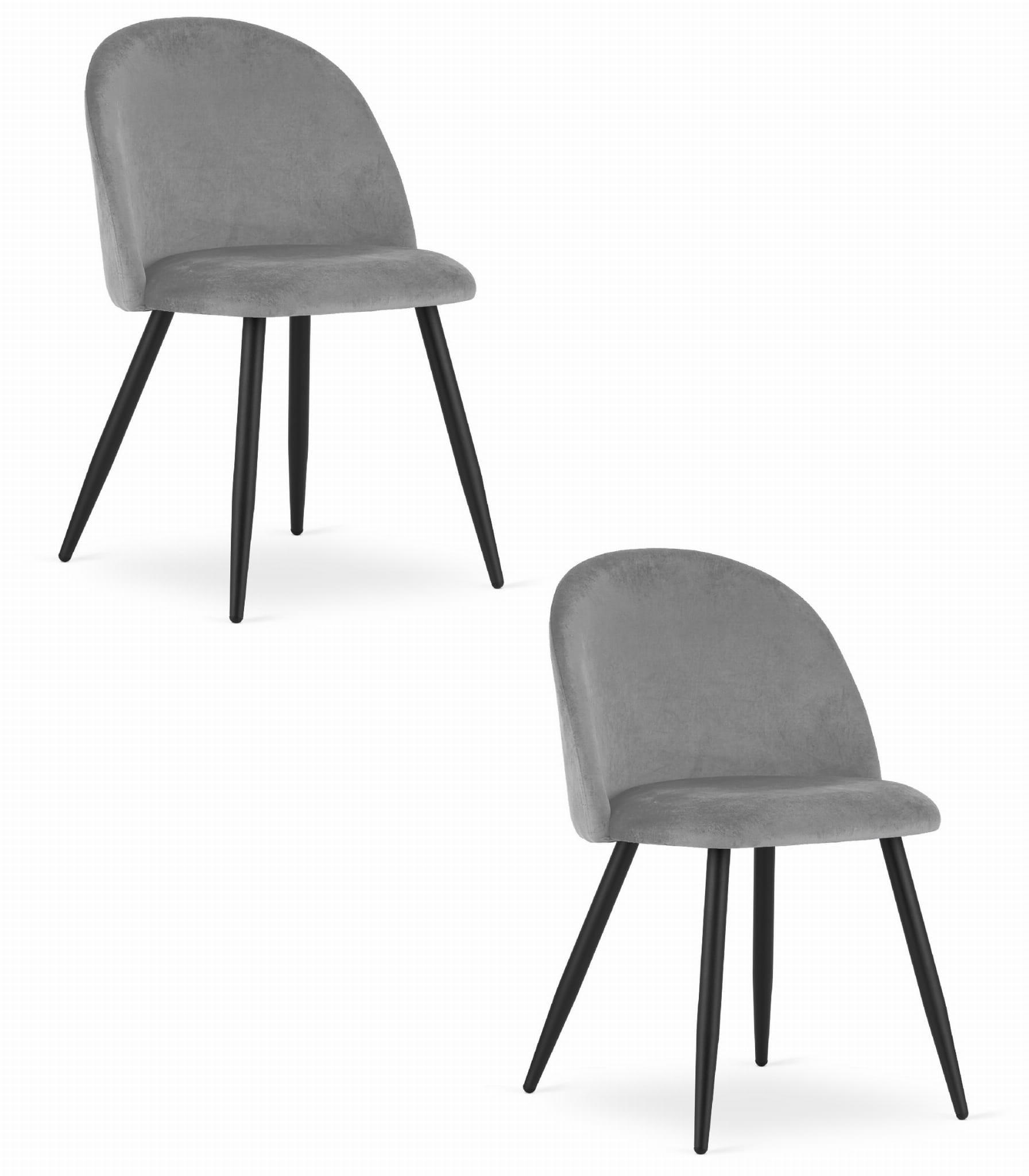 Valora Esszimmerstuhl Hellgrau 46x76.5x42.5 cm