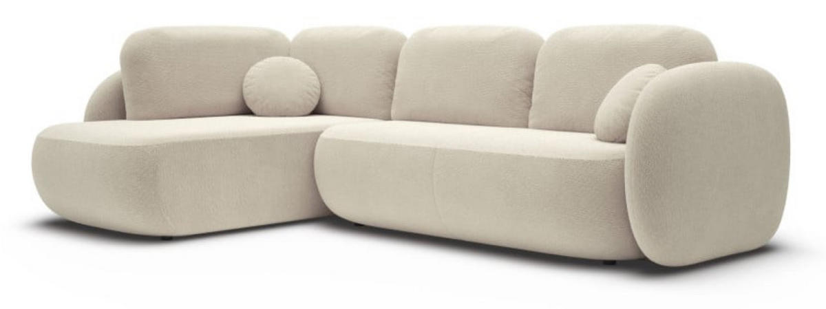 ECKSOFA Beige Olivio II Ausziehbar Links - Beige, Textil (289/190cm) - Sepro Meble