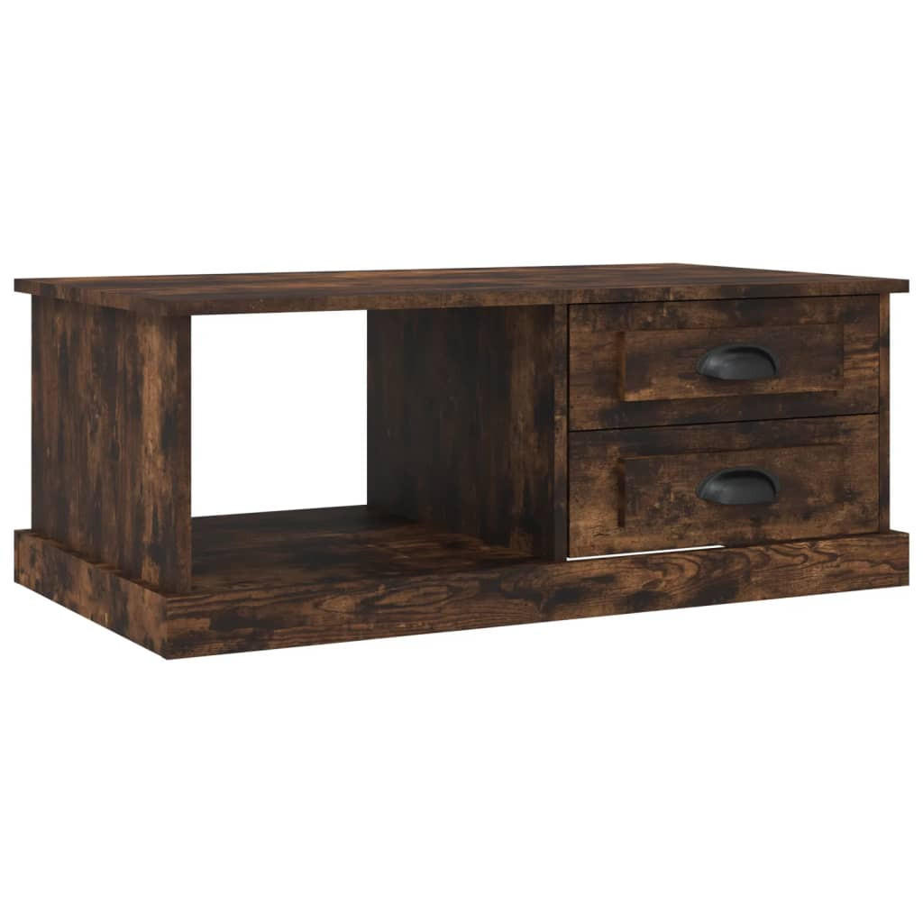 COUCHTISCH Räuchereiche 90x50x35 cm Holzwerkstoff - Braun, Holzwerkstoff (90/50/35cm) - furnicato