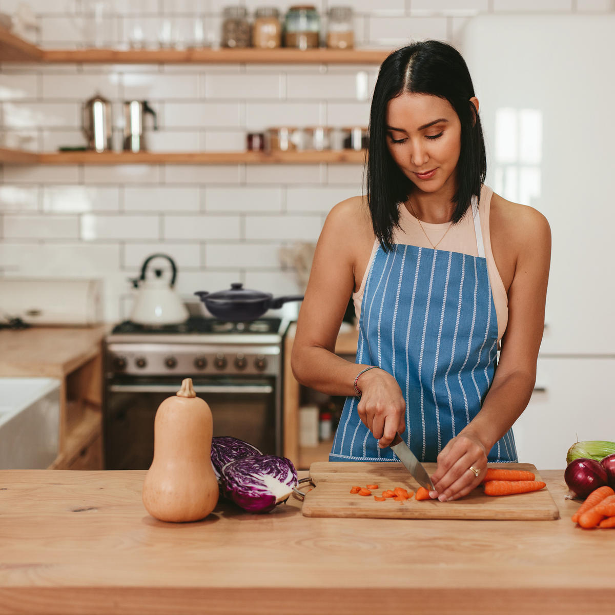 WOK-PFANNE - Schwarz, Glas/Metall (31.5/57/15.5cm) - Relaxdays