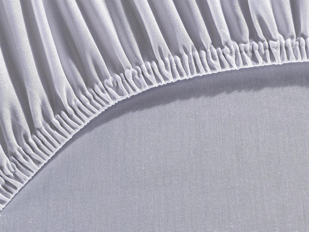MIKROFASER-SPANNBETTLAKEN 140x200 Silber - Silberfarben, Textil (140/200cm) - Carpe Sonno